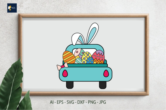 Download Easter a Car Carrying Decorative Eggs - Decorative eggs Collection